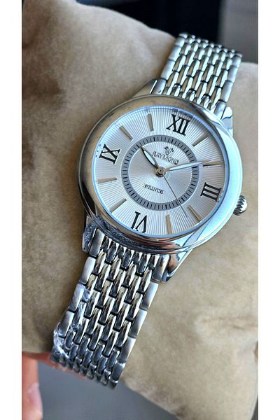 Raymond Rym-211698 - 100% Original Women's Wristwatch - Steel Case and Band - 2 Years Warranty