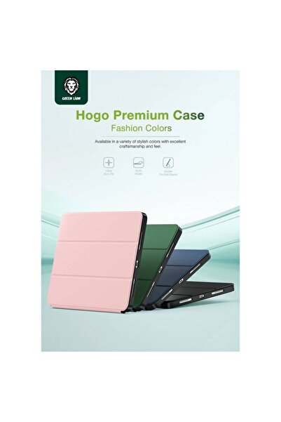 Green Lion حافظة Hogo Premium مع حامل قلم لجهاز iPad Air 11 بوصة