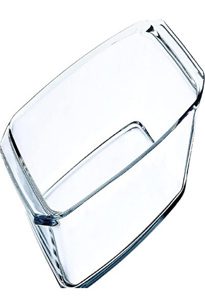 Simax طبق زجاجي مستطيل مقاوم للحرارة - سعة 1.5 لتر، شفاف، متين، آمن للاستخدام...