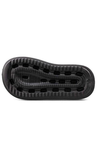 İncim Stoned Black Daily Orthopedic Seaside Pool Beach Slippers Women's Slippers