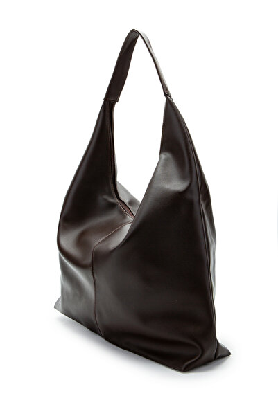 minebag Casual Milan Plain Women's Shoulder Bag Bitter Brown