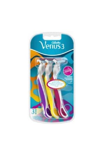 Gillette GILLETTE VENUS COLOR RAZOR 3S PLUS