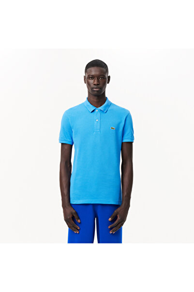 Lacoste L.12.12 Erkek Slim Fit Mavi Polo