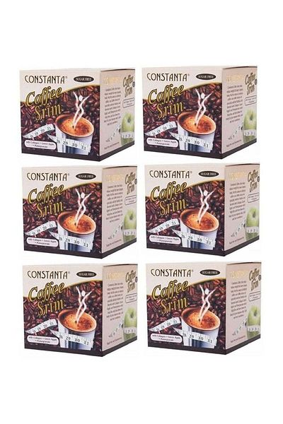 Constanta Coffee Srim Sugar Free With Green Apple Pack Of 6