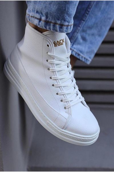 Byshoes Knack High Sole Shoes C-030 White