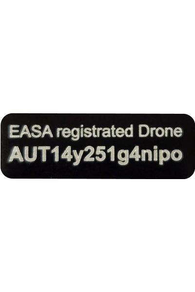 DJI Drone License Plate for DJI NEO, DJI Mini Series and DJI Mavic Series - Drone Registration