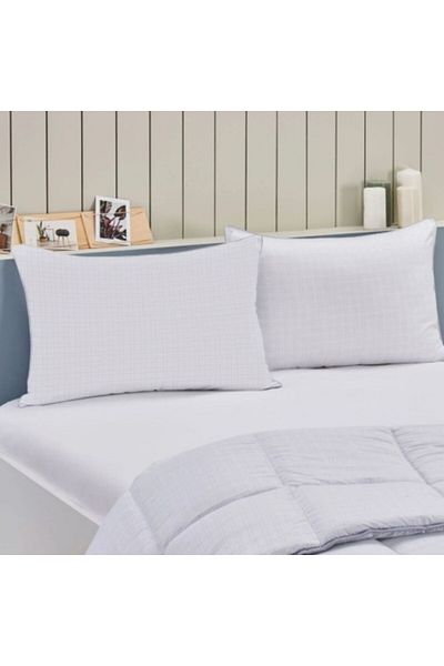 Taç Relax Cushion Jacquard Microgel with Carbon Fiber 50x70cm, TAC, White