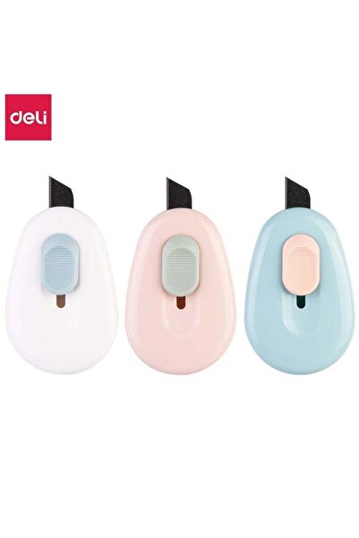 Deli سكين حرفية صغيرة غير لاصقة Td101 مع قفل تلقائي، 58 مم و7.5 جرام، لون عشو...