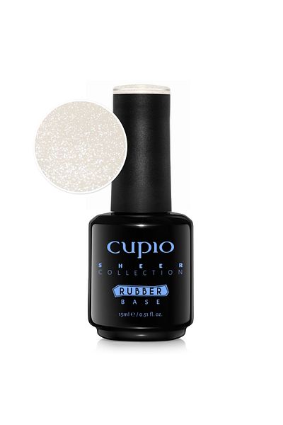 Cupio Rubber Base Sheer Collection - White Lace 15ml