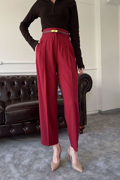MAGARDE Fabric Carrot Pants