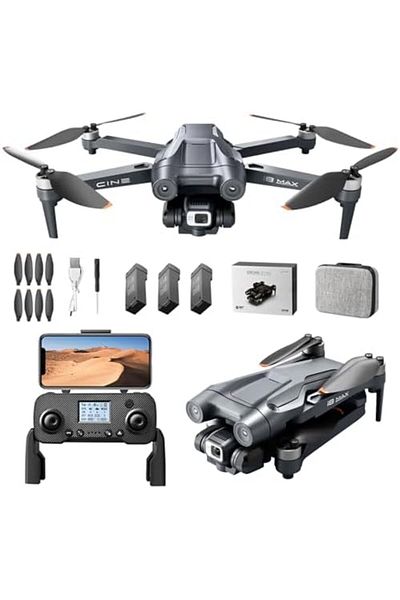Cesiro GPS Drone with 4K Camera for Adults, Foldable 5G WiFi FPV RC Quadcopter, Smart Return with GPS, 3