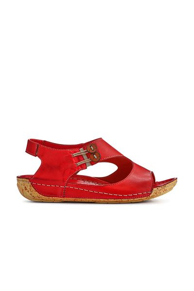 İNZE AYAKKABI Genuine Leather Sandals Model Name: Serena