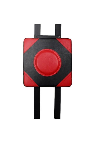 OEM Wall Mounted Punching Pad, PU Leather, Dense Foam, Red/Black, 30 x 30 x 10 cm