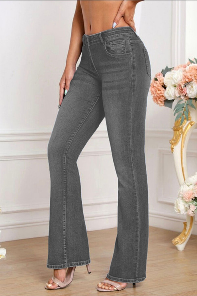 CEDY DENIM Υψηλής ποιότητας γυναικείο παντελόνι με 5 τσέπες με χαμηλή μέση ισπανική φούστα SkinnyFit Stretchy Jean Pants C619-Εξωτερικό