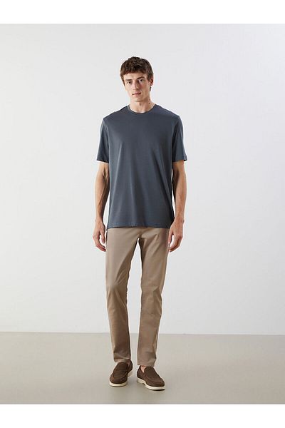 LC Waikiki Ανδρικό T-Shirt από βαμβακερό χτενισμένο λαιμό