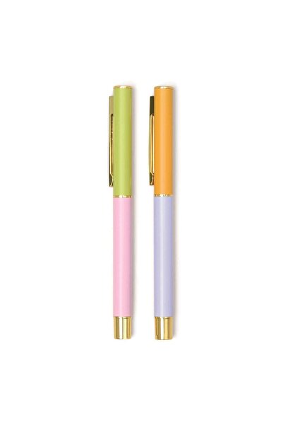 designworks ink DesignWorks Colour Block İkili Tükenmez Kalem Seti Lilac & Co...