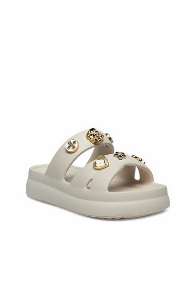 İncim شبشب نسائي من Stoned Ecru Daily Orthopedic Pool Beach Slippers