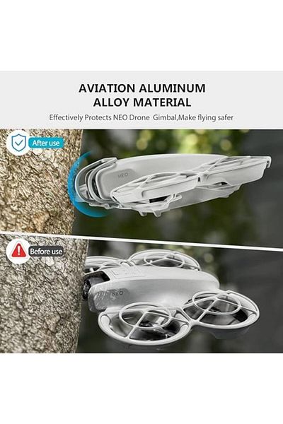 Startrc Gimbal Bumper Guard for DJI Neo Accessories, Aluminum Alloy Anti-collision Protective Strip