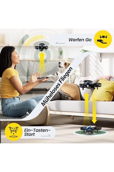 holy Stone HS210 Mini Drone for Kids, RC Quadcopter Nano Drone with 3 Batteries, 21 Minutes Flight Time