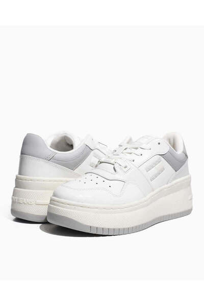 Tommy Hilfiger Retro Basket Flatform Patent Kadın Sneaker