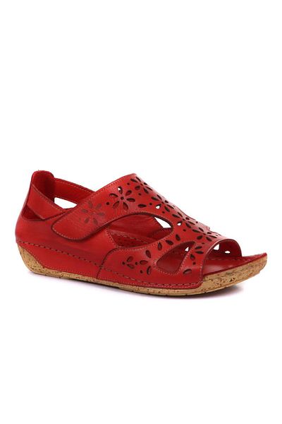 İNZE AYAKKABI Genuine Leather Sandals Model Name: Nerina