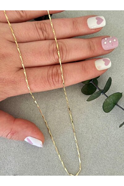 arya luxe 14k gold Xuping burgu ince zincir 45 cm