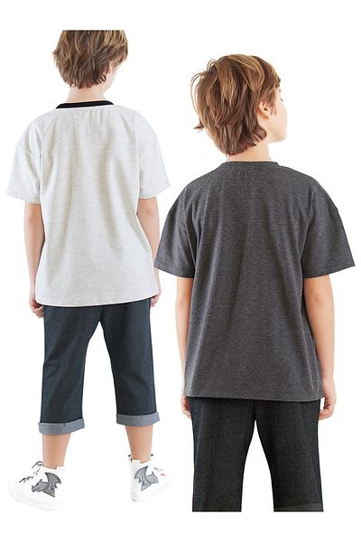 Denokids Just Smile Boy's 2 Pack T-Shirt