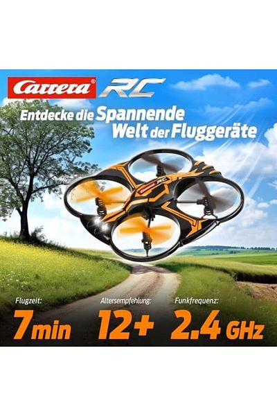Carrera Carrera RC Quadcopter X2 Drone | With flashing position LEDs | 3D loop function | Function