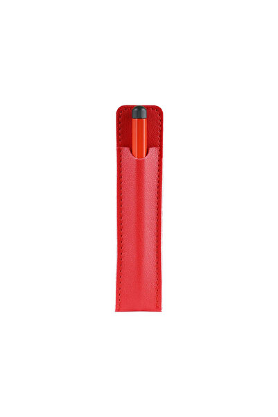 PULKO Notebook One Pen Pencil Case, (13 X 2.5cm) Red