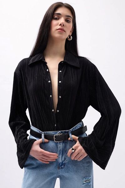 TuliaWear Oversize Textured Shirt