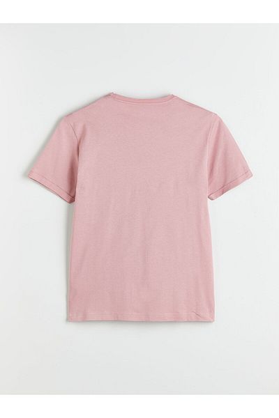 LC Waikiki Ανδρικό T-Shirt από βαμβακερό χτενισμένο λαιμό