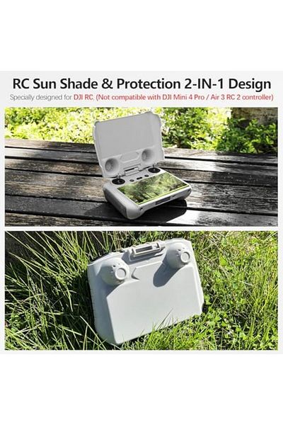 DJI FPVtosky 2-in-1 DJI RC Sunshade and RC Protective Case, Mini 3 Pro Sunshade Screen Protector on