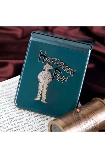 WEARINGEUL Book Cover Metal Sticker - The Adventures of Huckleberry Finn