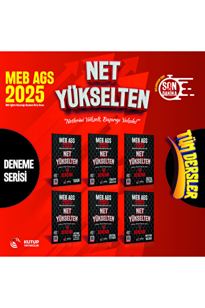 Kutup Yayıncılık 2025 Meb - Ags Net Yüksekten 70 Deneme Sınavı