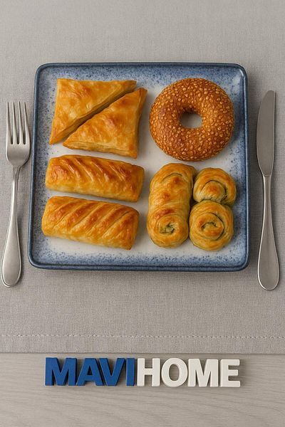 MAViHOME Tan Series 26 X 20 cm Presentation Plate Single