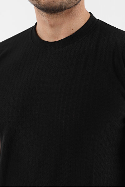 Rodrigo Men's Thin Mesh Textured Summer T-Shirt – Basic