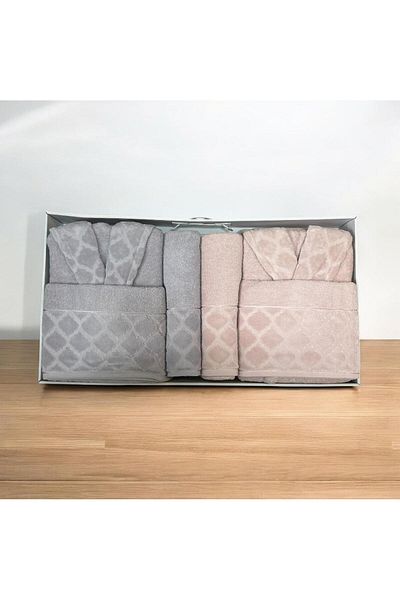 İpekçe 6 Piece Family Bathrobe Set