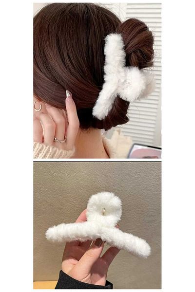 Eva Rose 1 Pcs Plush Latch Buckle Children's Buckle Girl's Buckle School Buckle Fury Latch Buckle