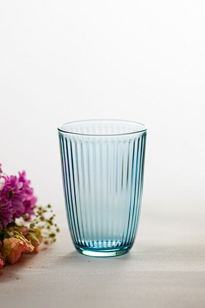 Rakle Splendid 4-Piece Soft Drink Glass Set Blue 395 cc
