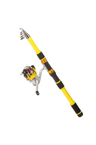 OEM Set lanseta telescopica 2.40M, pentru copii, cu mulineta si fir