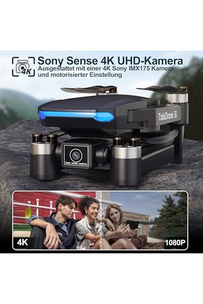 Cesiro Toladrone GPS Drone with 4K Camera, 5G WiFi FPV Transmission Drone for Adults Brushless Motor Ret
