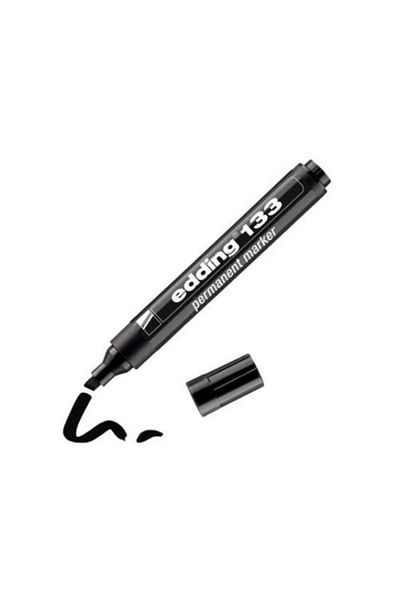 Edding 133 Black Permanent Pen Cut Tip
