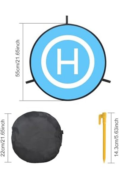 Cesiro Drone Landing Pad, 55cm/22inch Drone Landing Pad, Foldable Landing Pads