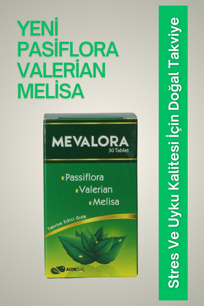 ACON İLAÇ Mevalora Passiflora 30 Tablet