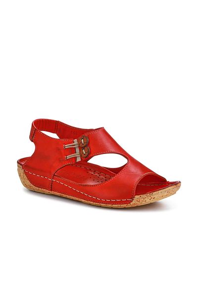 İNZE AYAKKABI Genuine Leather Sandals Model Name: Serena
