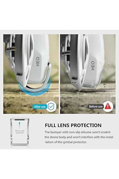 Startrc Gimbal Bumper Guard pentru accesorii DJI Neo, bandă de protecție anti-coliziune din aliaj de