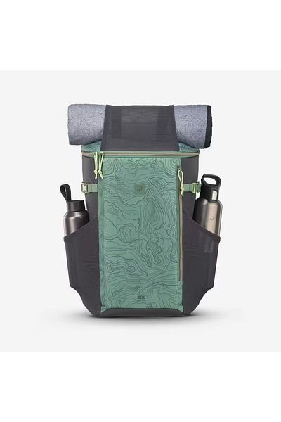 Decathlon Cooler Backpack - 30 L - Green - Keeps Cool for 8 Hours - 100
