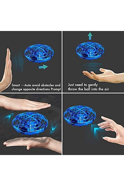 ÖZN ShinePick UFO Mini Drone, Kids Toy, RC Quadcopter, Indoor Induction Flying Ball