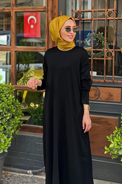 Invee İNVEE Triko Elbise 7060 Siyah