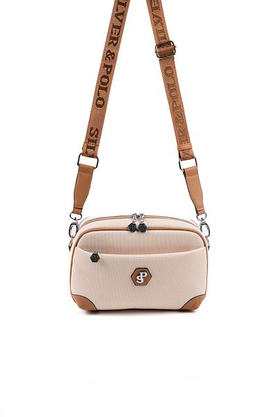 Silver Polo Silver & Polo Beige - Geantă de damă A.Taba SP1094